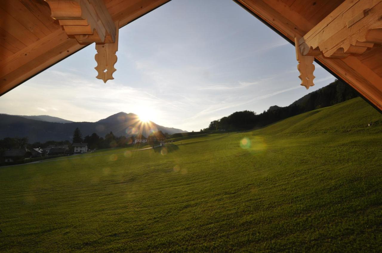 Ferienwohnungen Holzidylle Sankt Wolfgang im Salzkammergut ภายนอก รูปภาพ